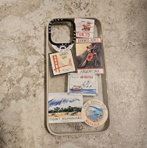 Casetify Postal Stamps Impact Case (iPhone 12 / 12 Pro)